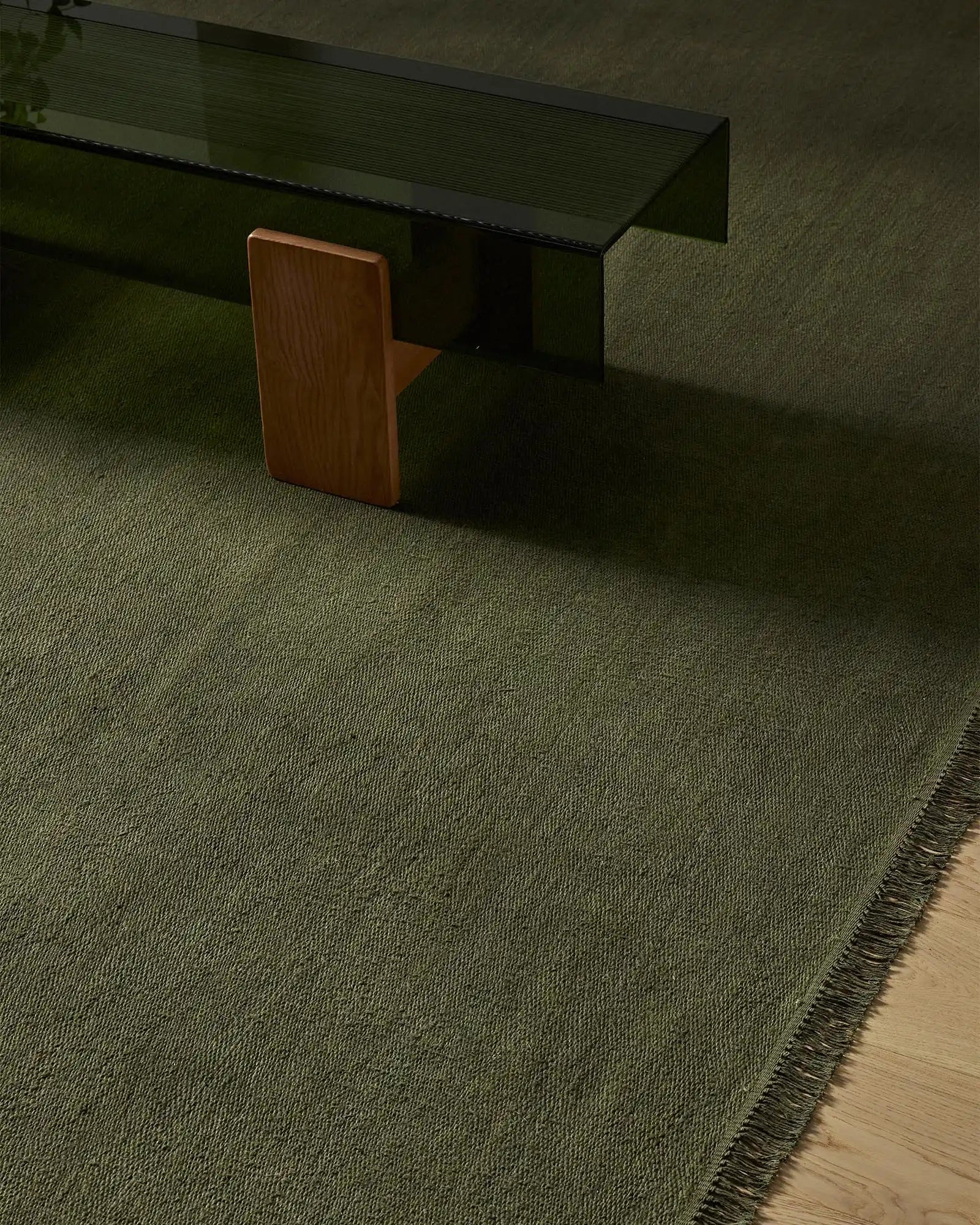 Weave Home Emilio Kale Linen Area Rug
