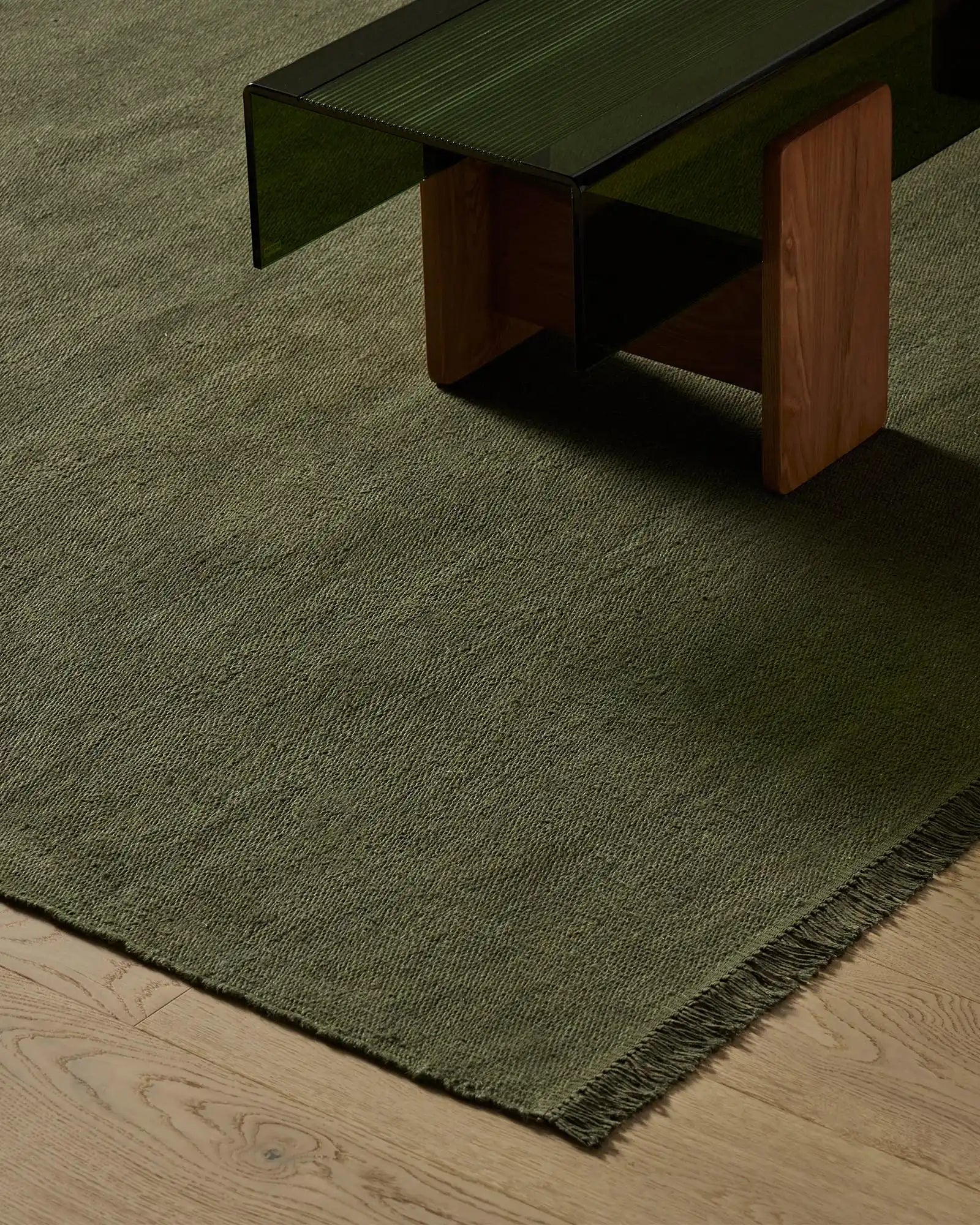 Weave Home Emilio Kale Linen Area Rug