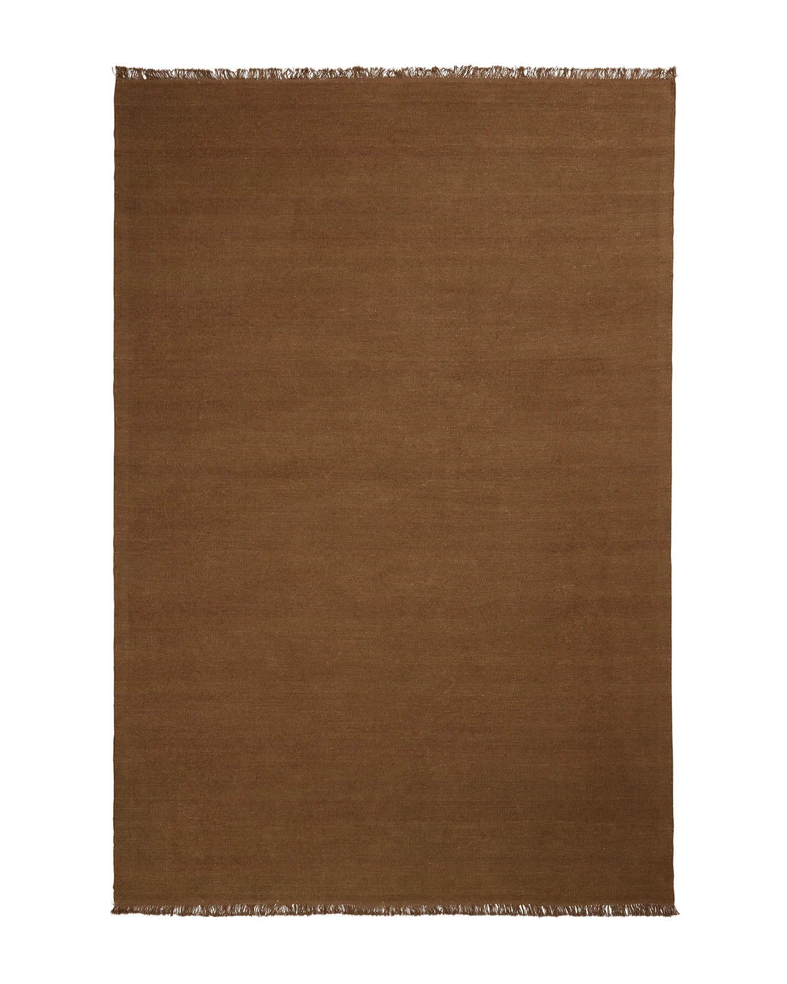 Weave Home Emilio Toffee Linen Flat Weave Rug