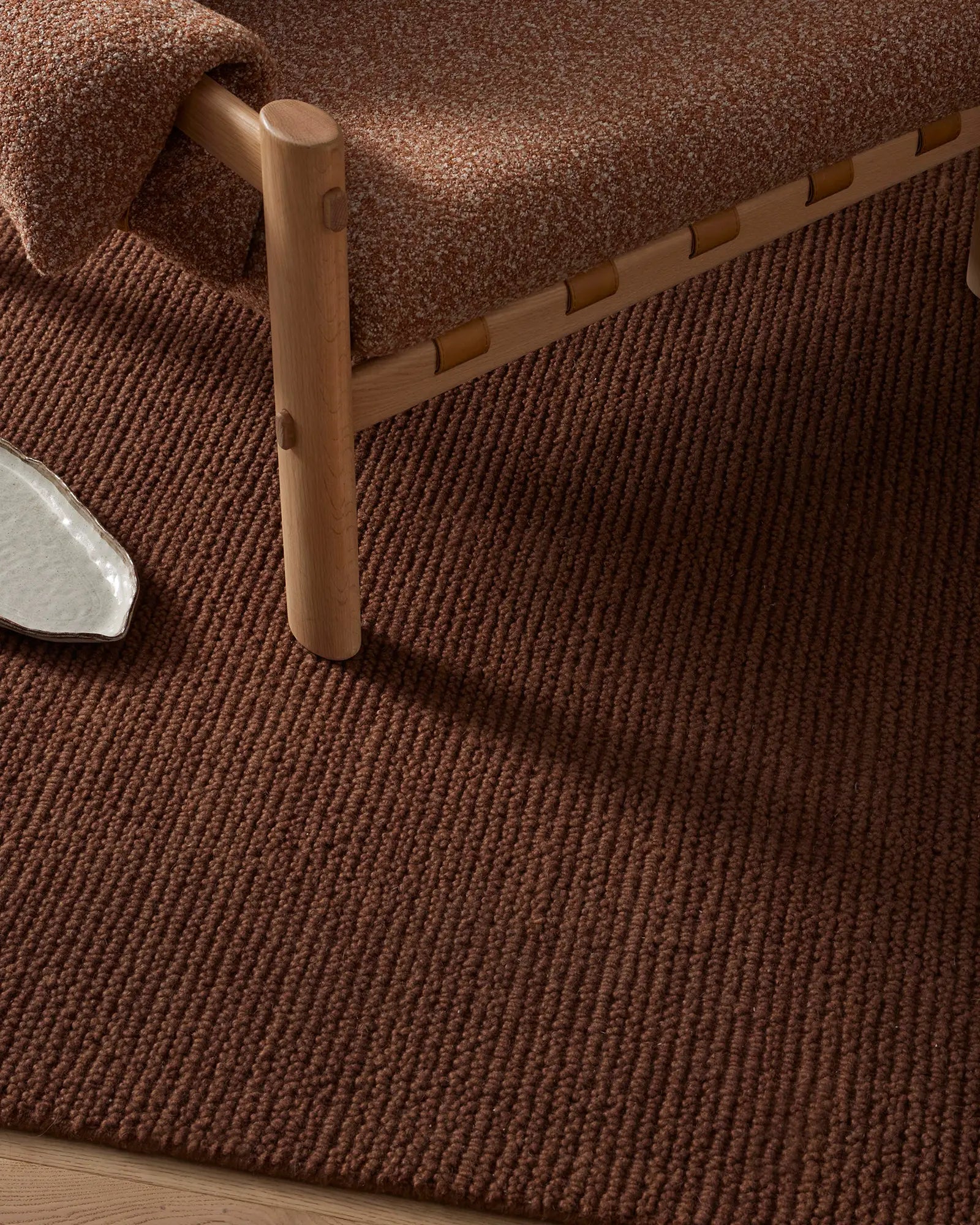 Weave Home Fabien Bark Wool Area Rug