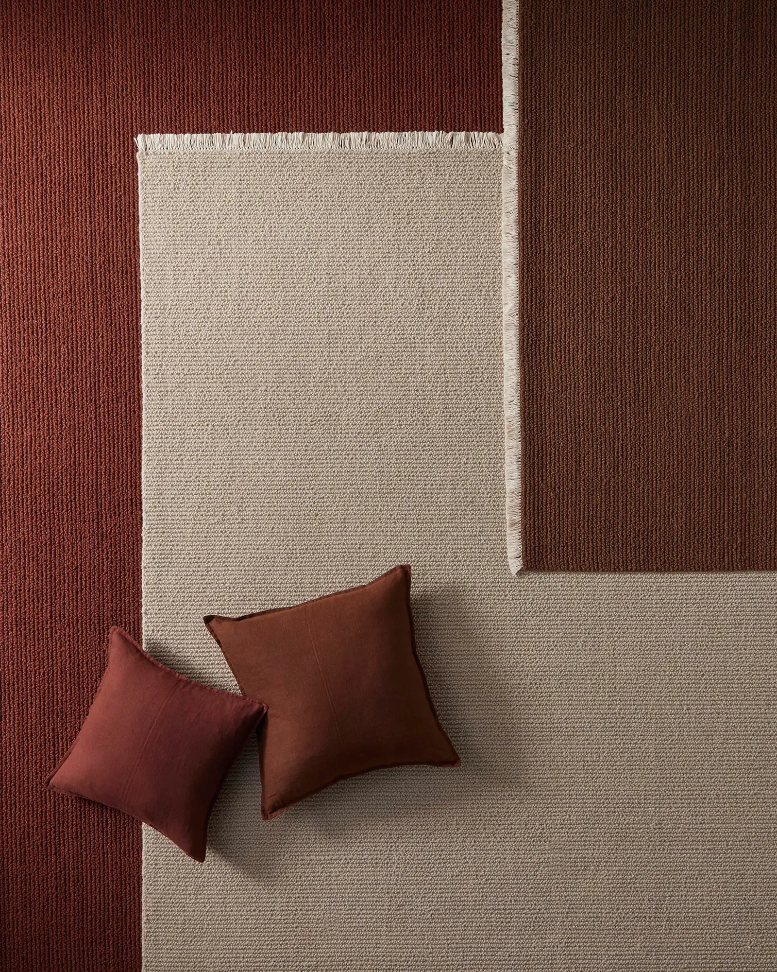 Weave Home Fabien Bark Wool Area Rug