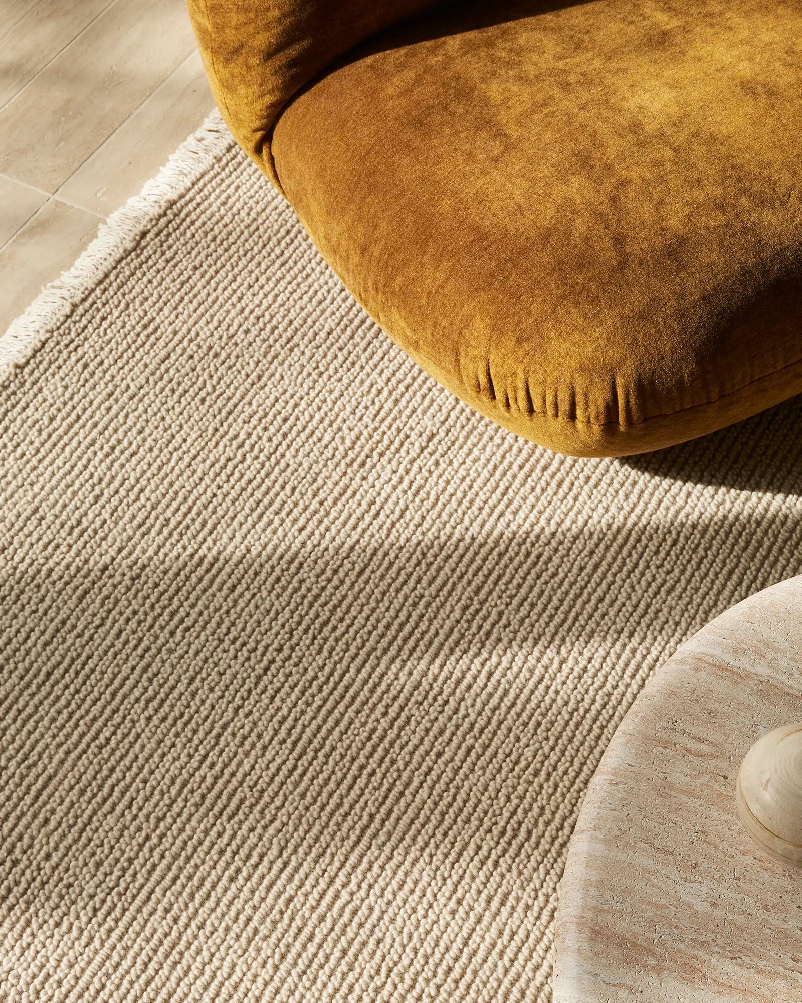 Weave Home Fabien Stone Wool Area Rug