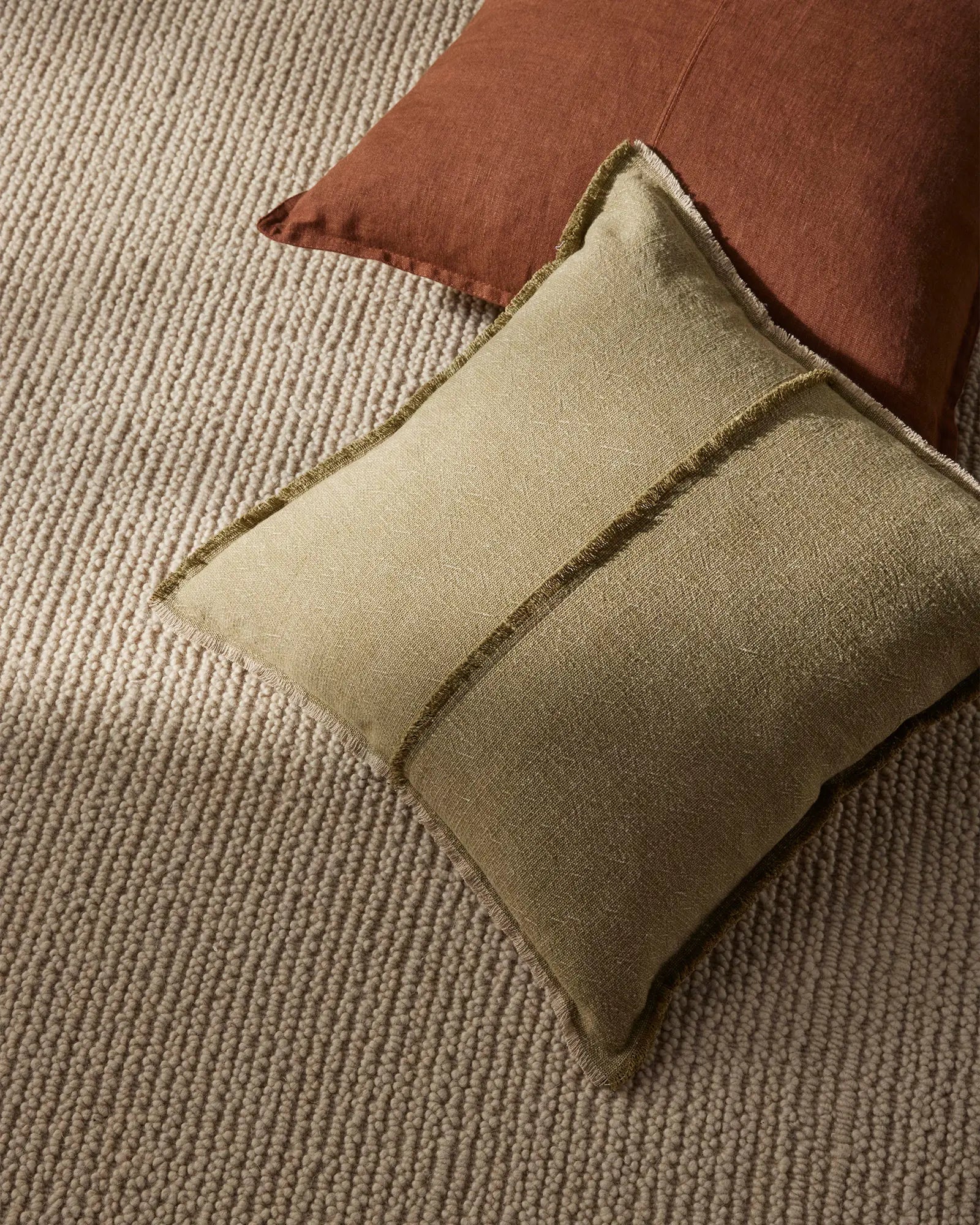 Weave Home Fabien Stone Wool Area Rug