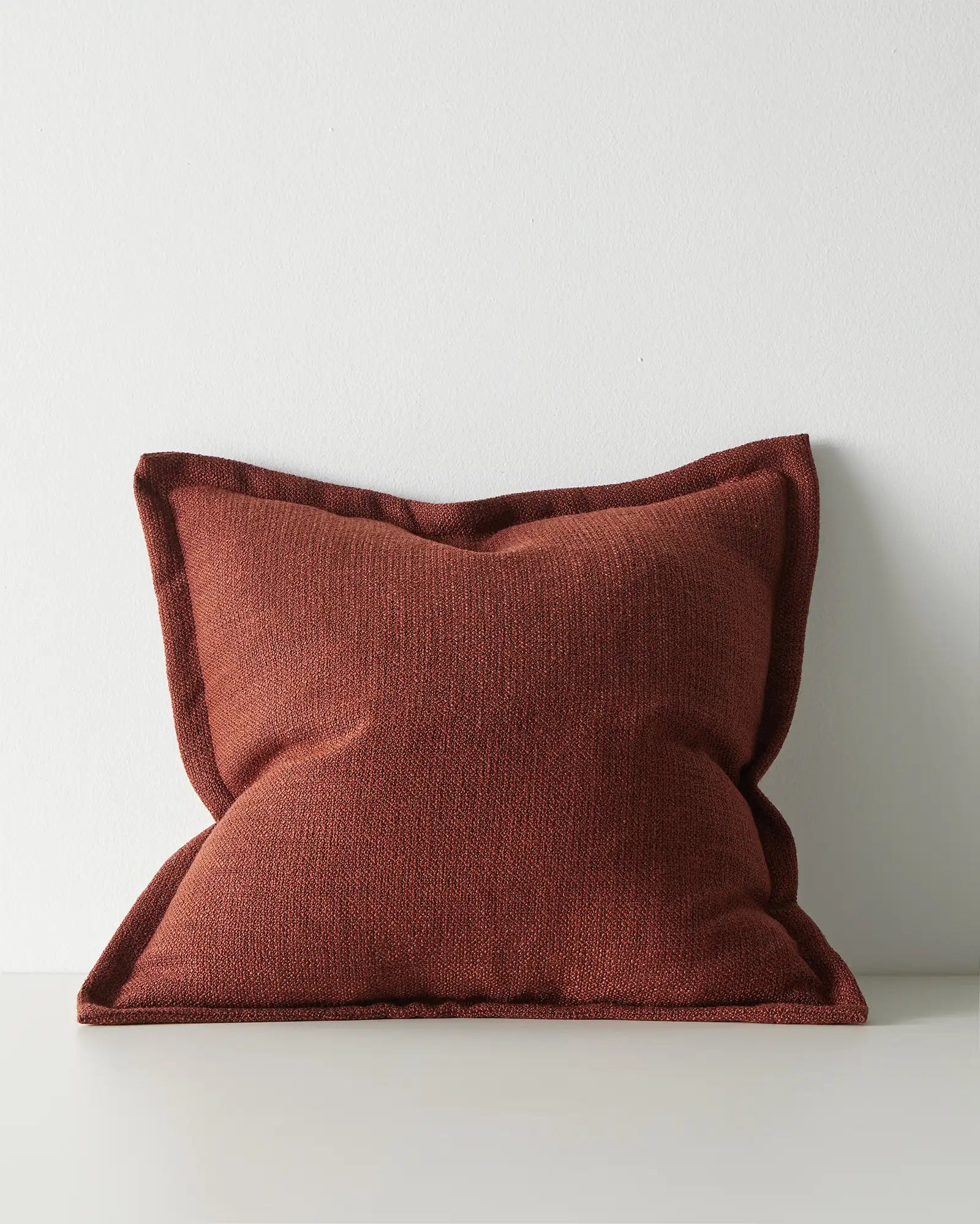 Weave Home Figlio Chunky Woven Cushion Paprika