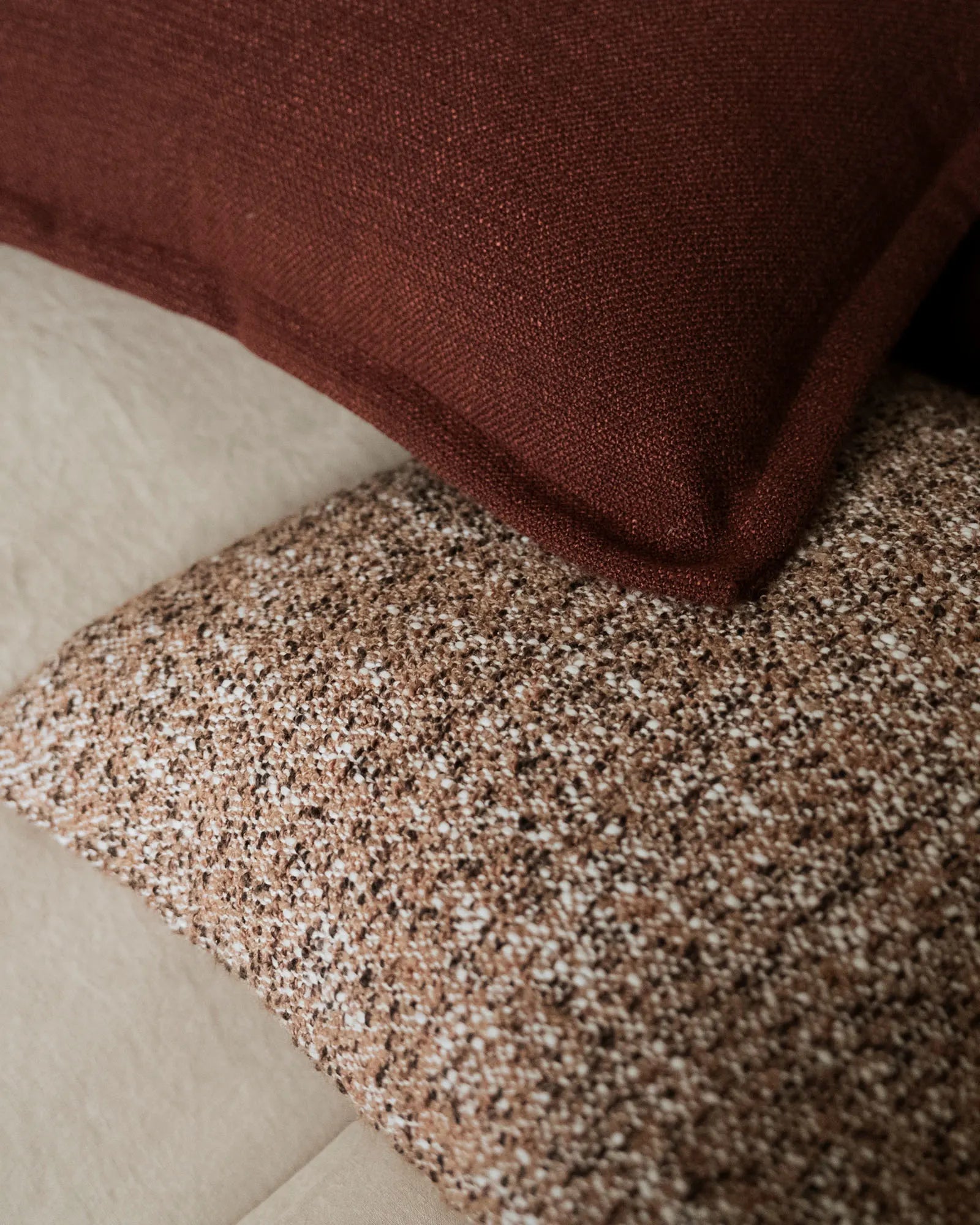 Weave Home Figlio Chunky Woven Cushion Paprika