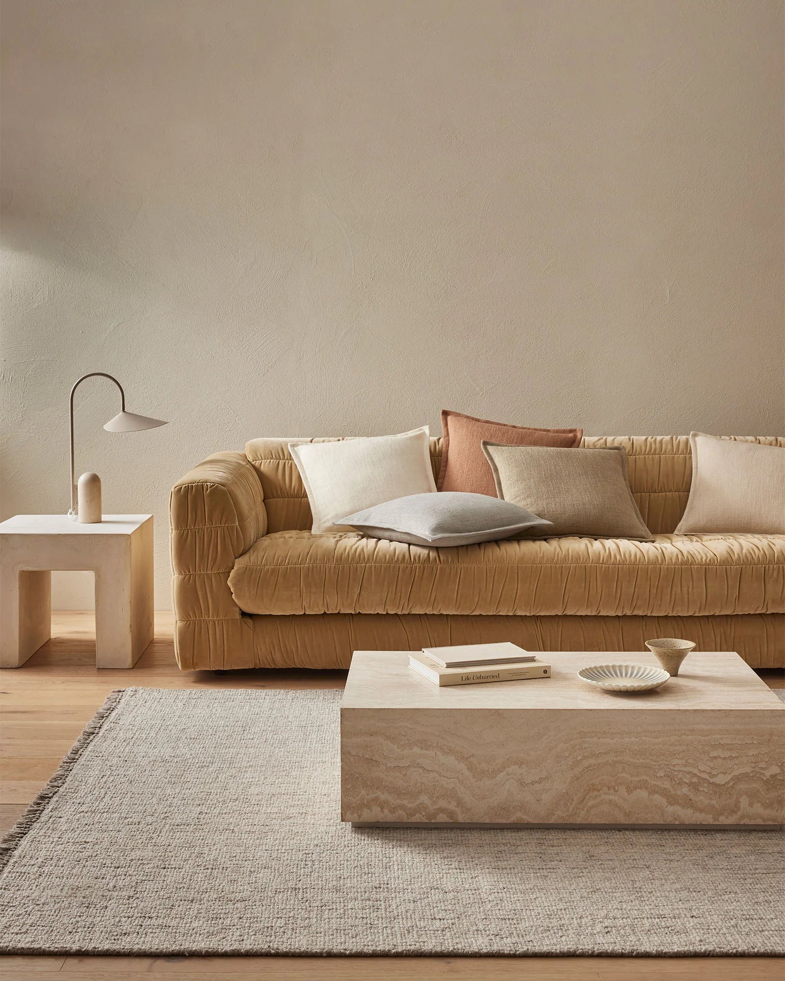 Weave Home Figlio Cushion Oyster