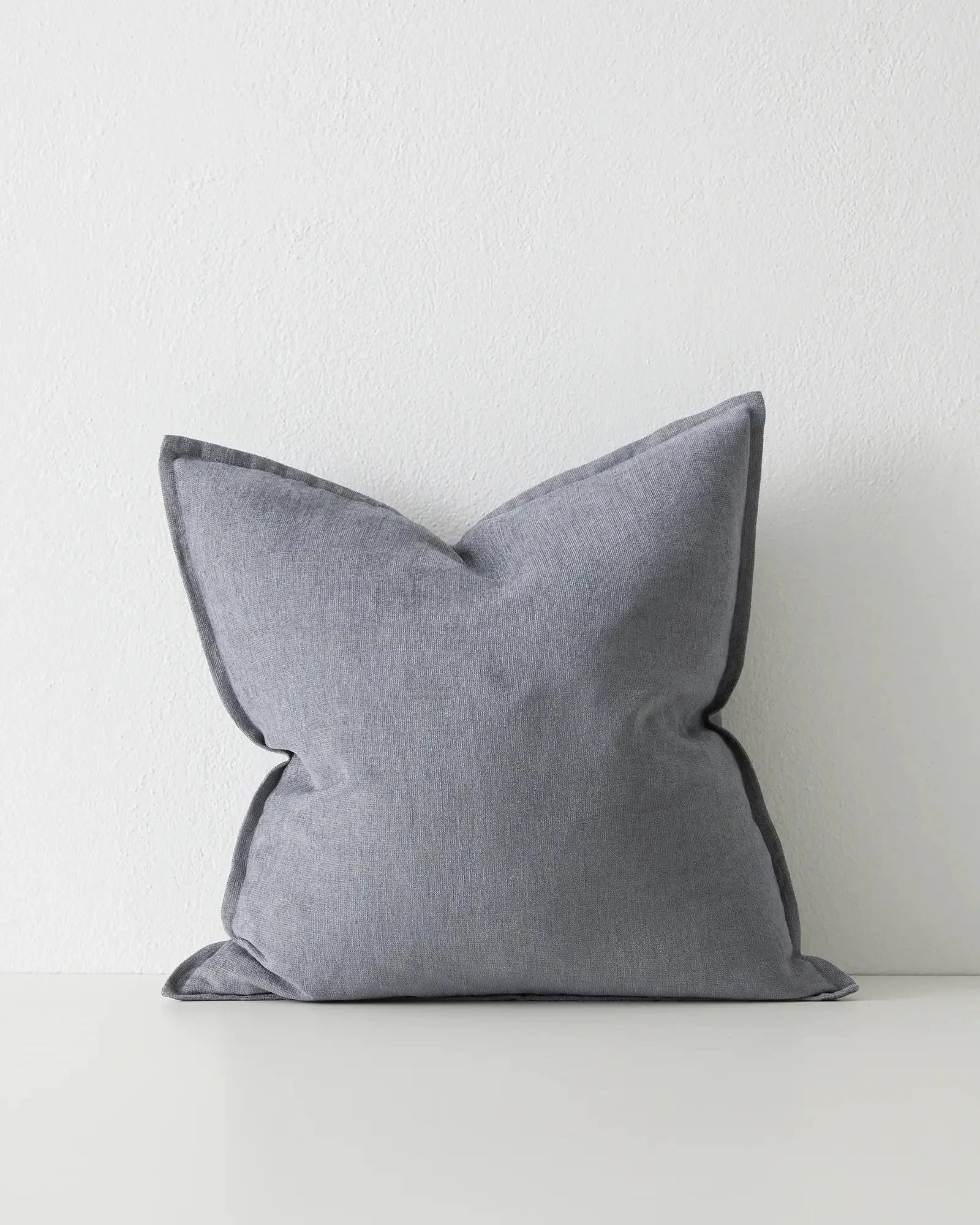 Weave Home Fiore Chenille Cushion Denim