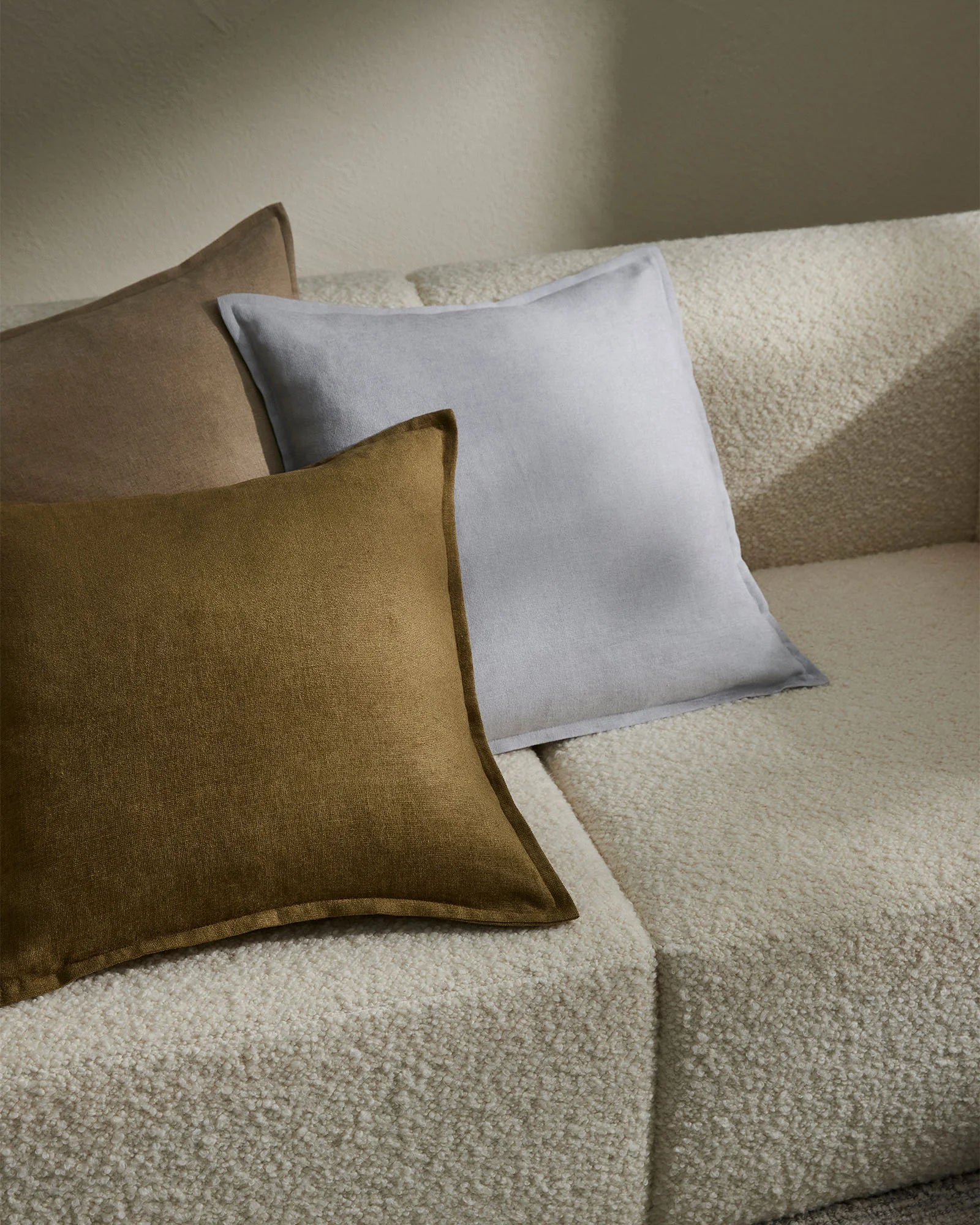 Weave Home Fiore Cushion Glacier