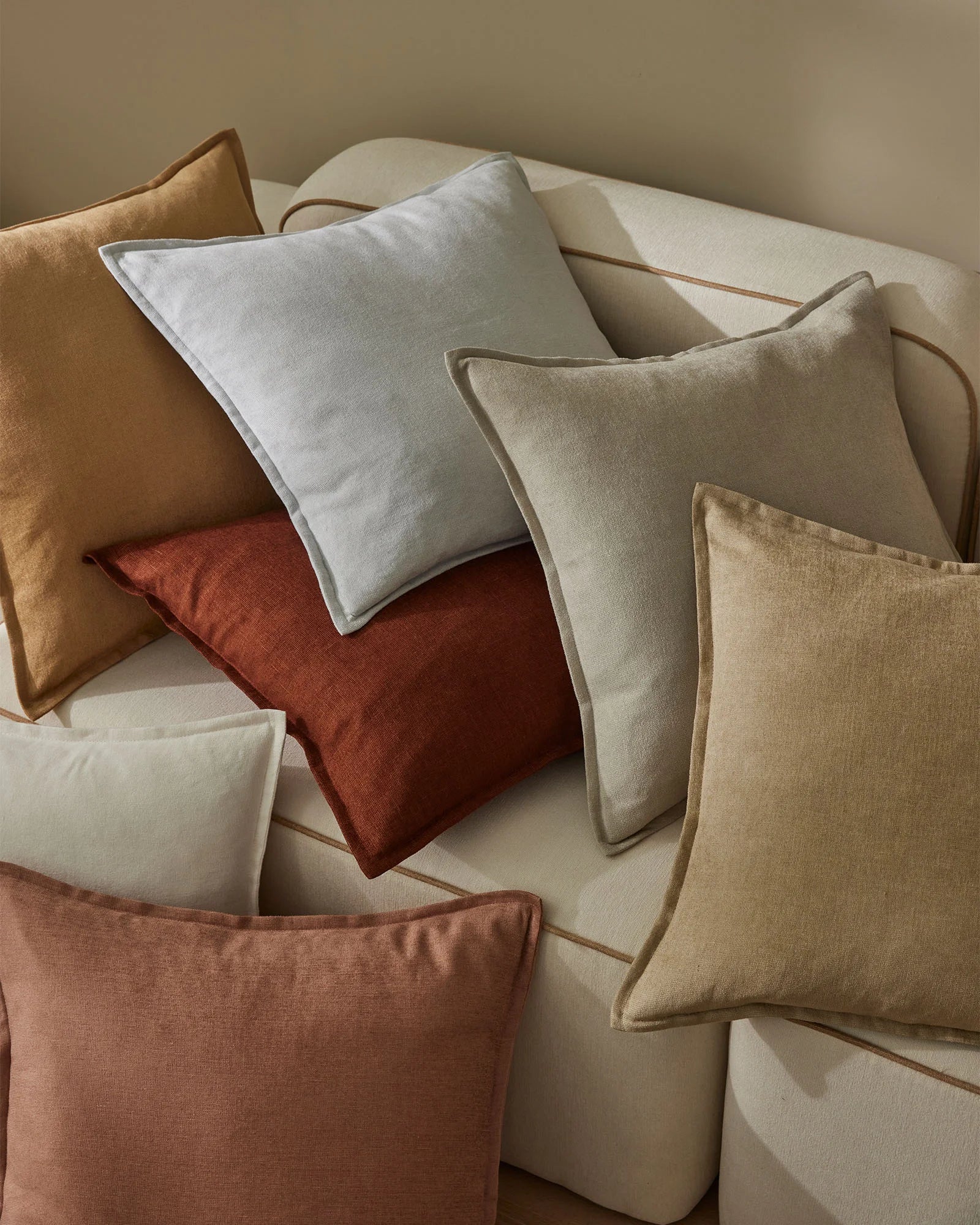 Weave Home Fiore Cushion Glacier