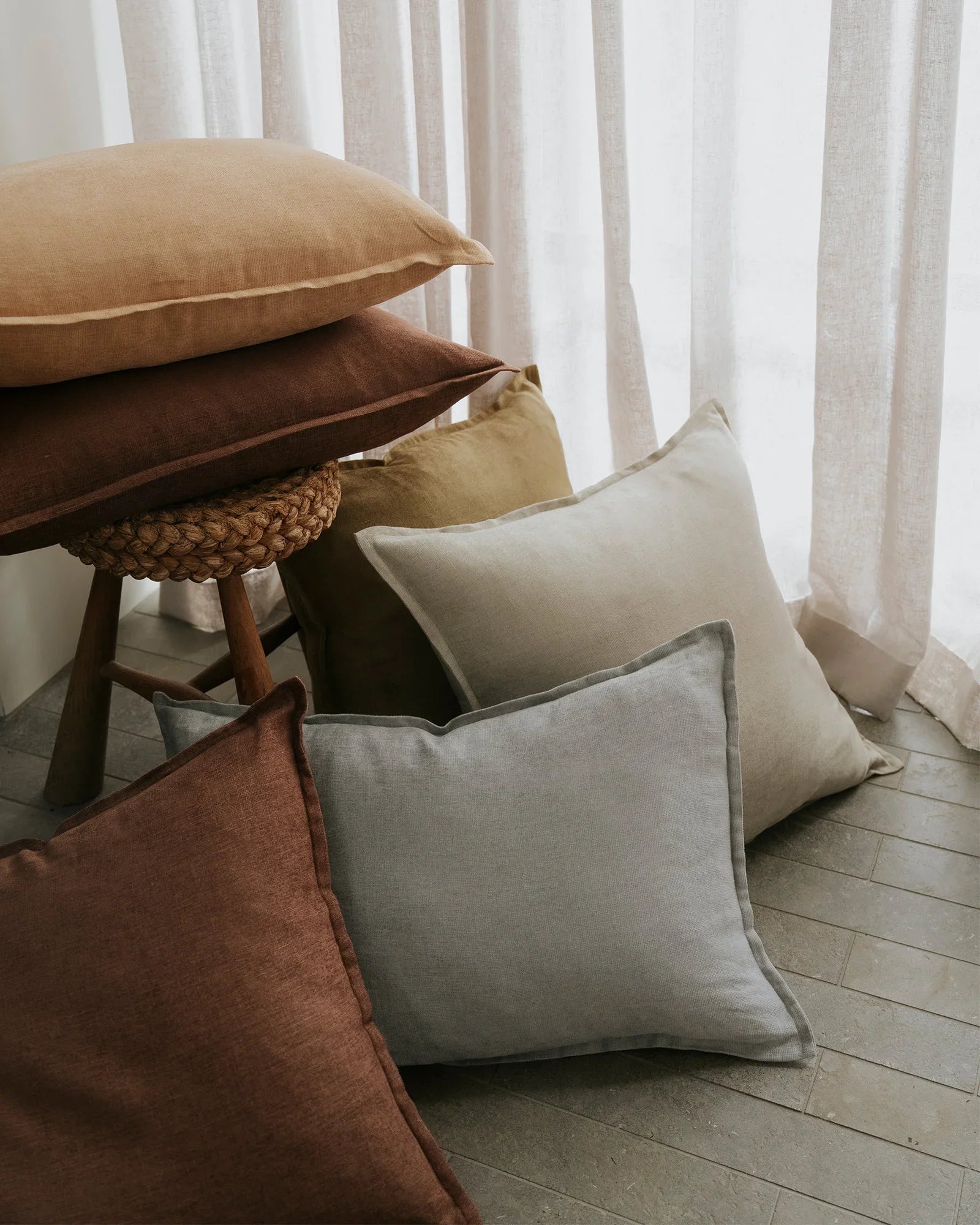 Weave Home Fiore Cushion Honey