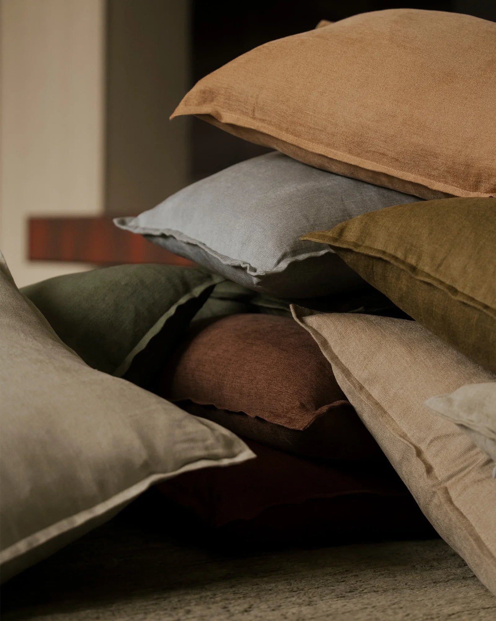Weave Home Fiore Cushion Olive