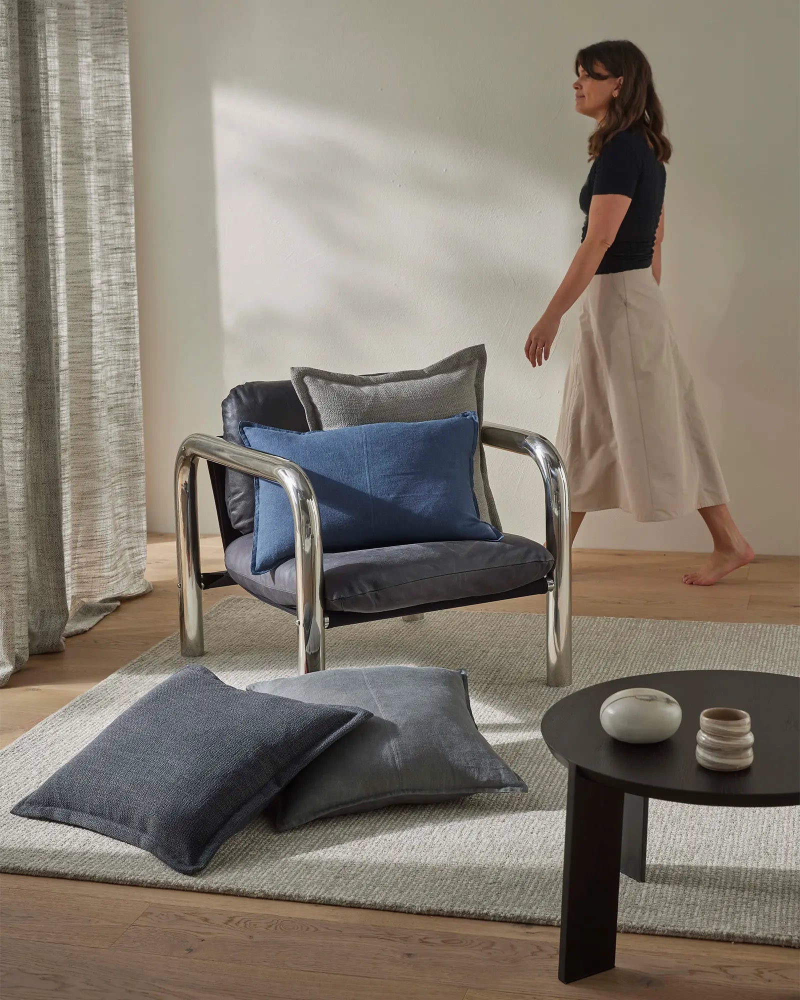 Weave Home Kaia Mist Wool Area Rug
