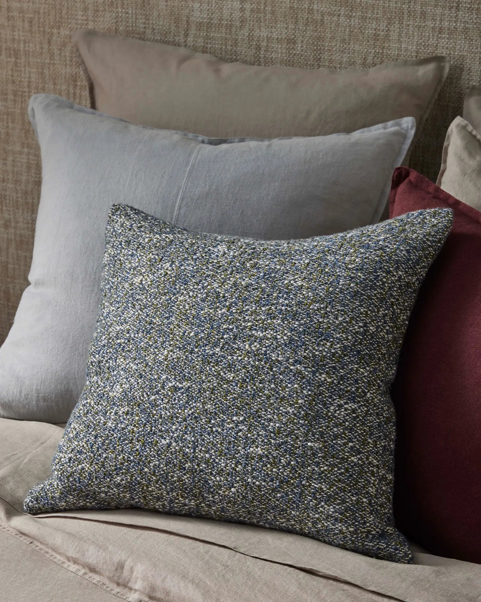 Weave Home Lisette Cushion Ocean