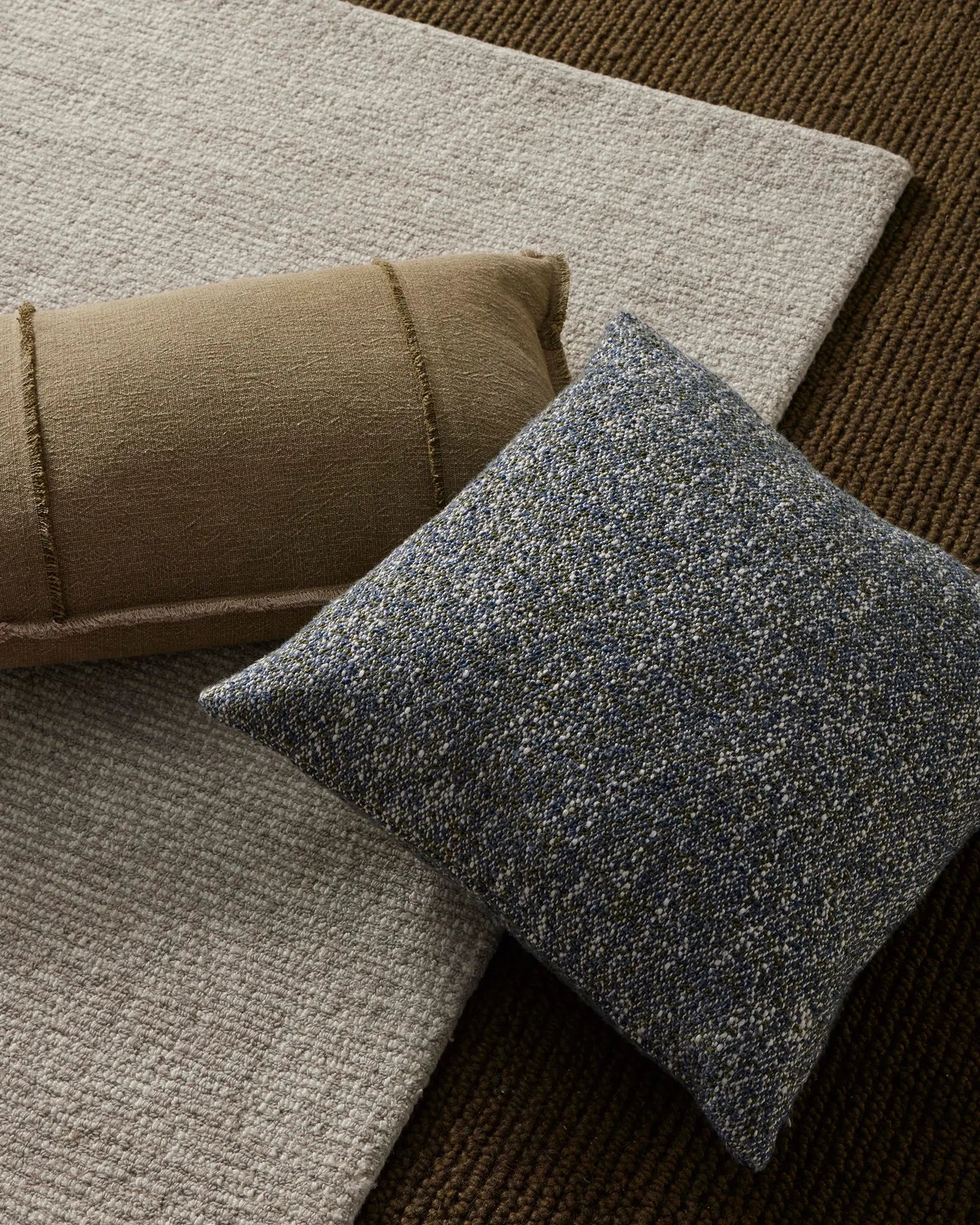 Weave Home Lisette Cushion Ocean