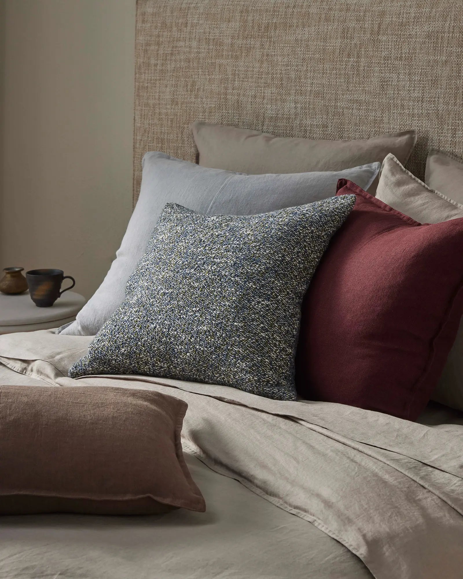 Weave Home Lisette Cushion Ocean