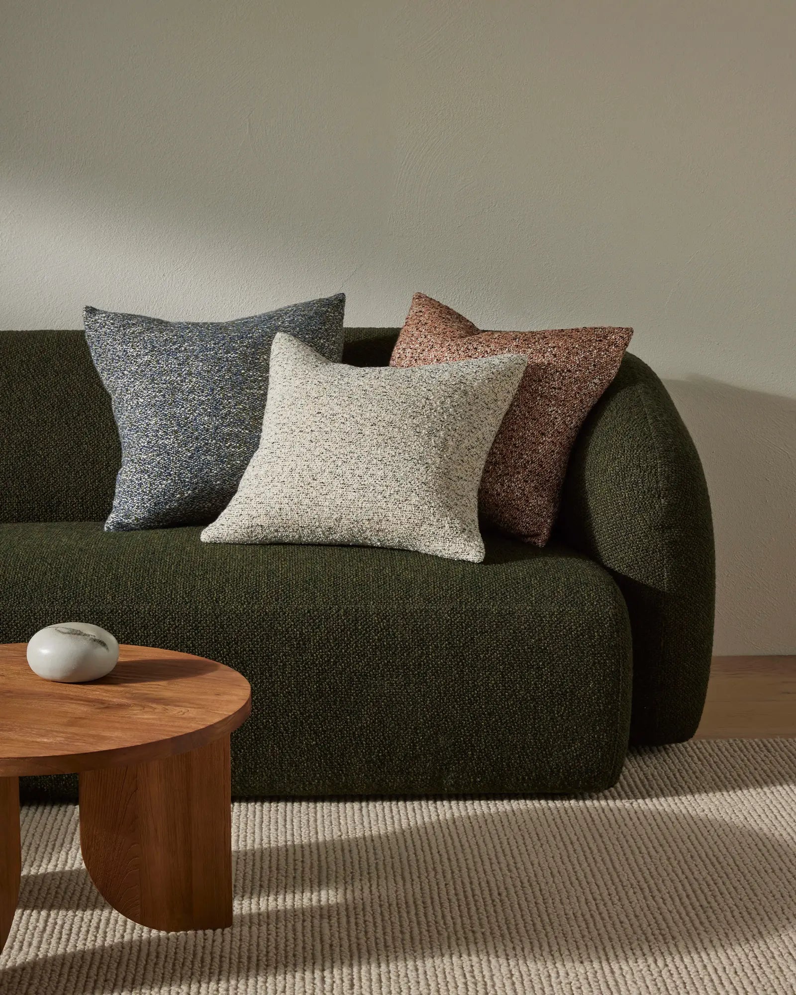 Weave Home Lisette Cushion Ocean