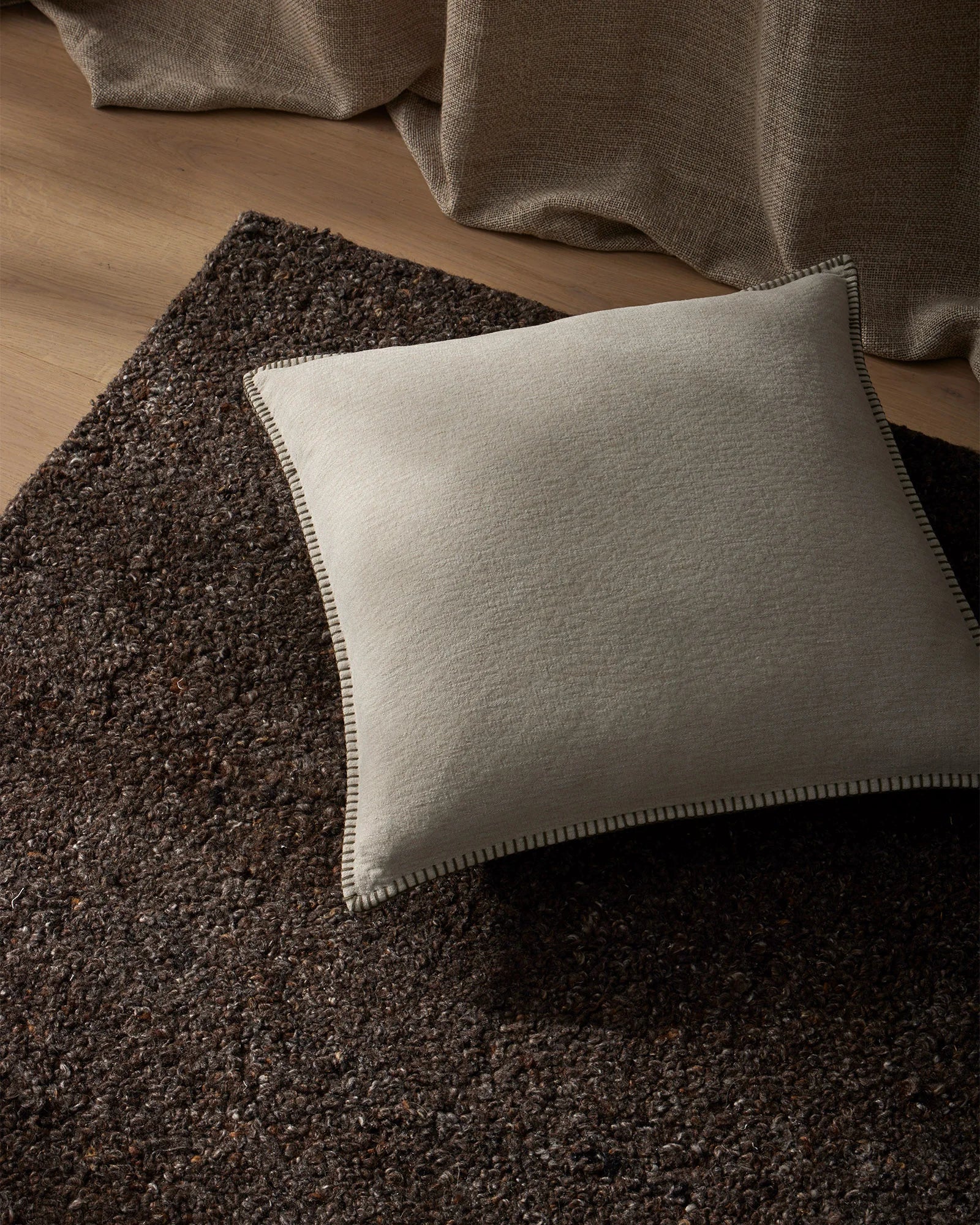 Weave Home Marceau Chocolate Wool Area Rug