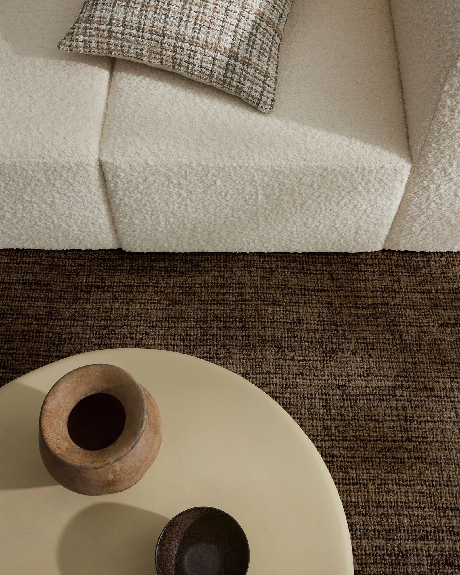 Weave Home Puglia Fossil Wool Blend Area Rug