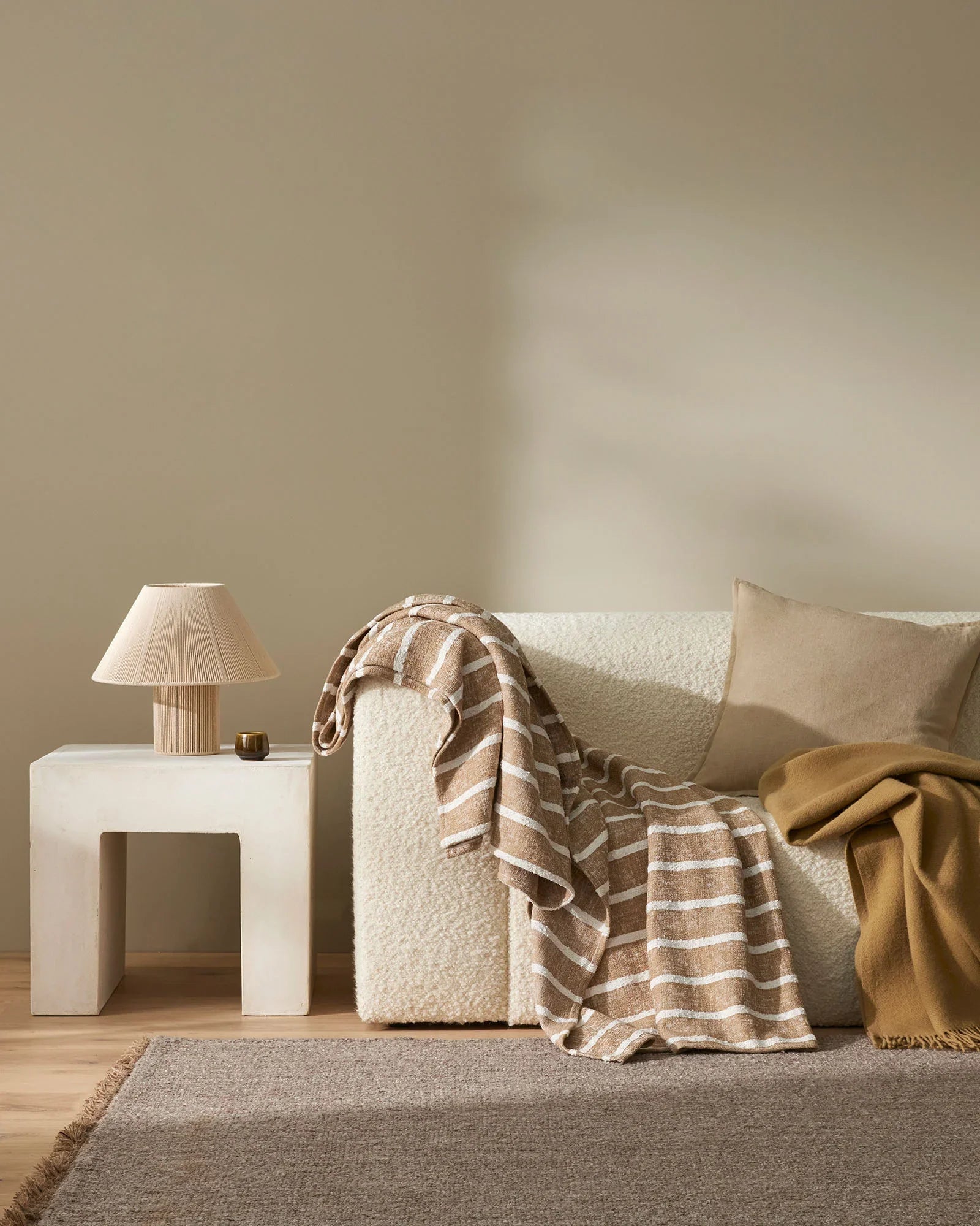 Weave Home Puglia Taupe Wool Area Rug