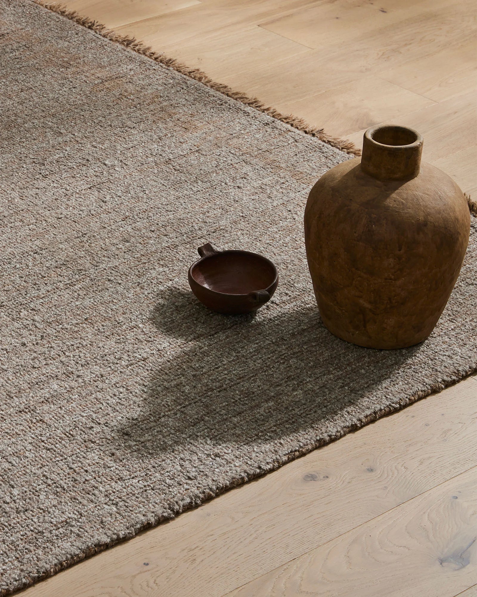 Weave Home Puglia Taupe Wool Area Rug