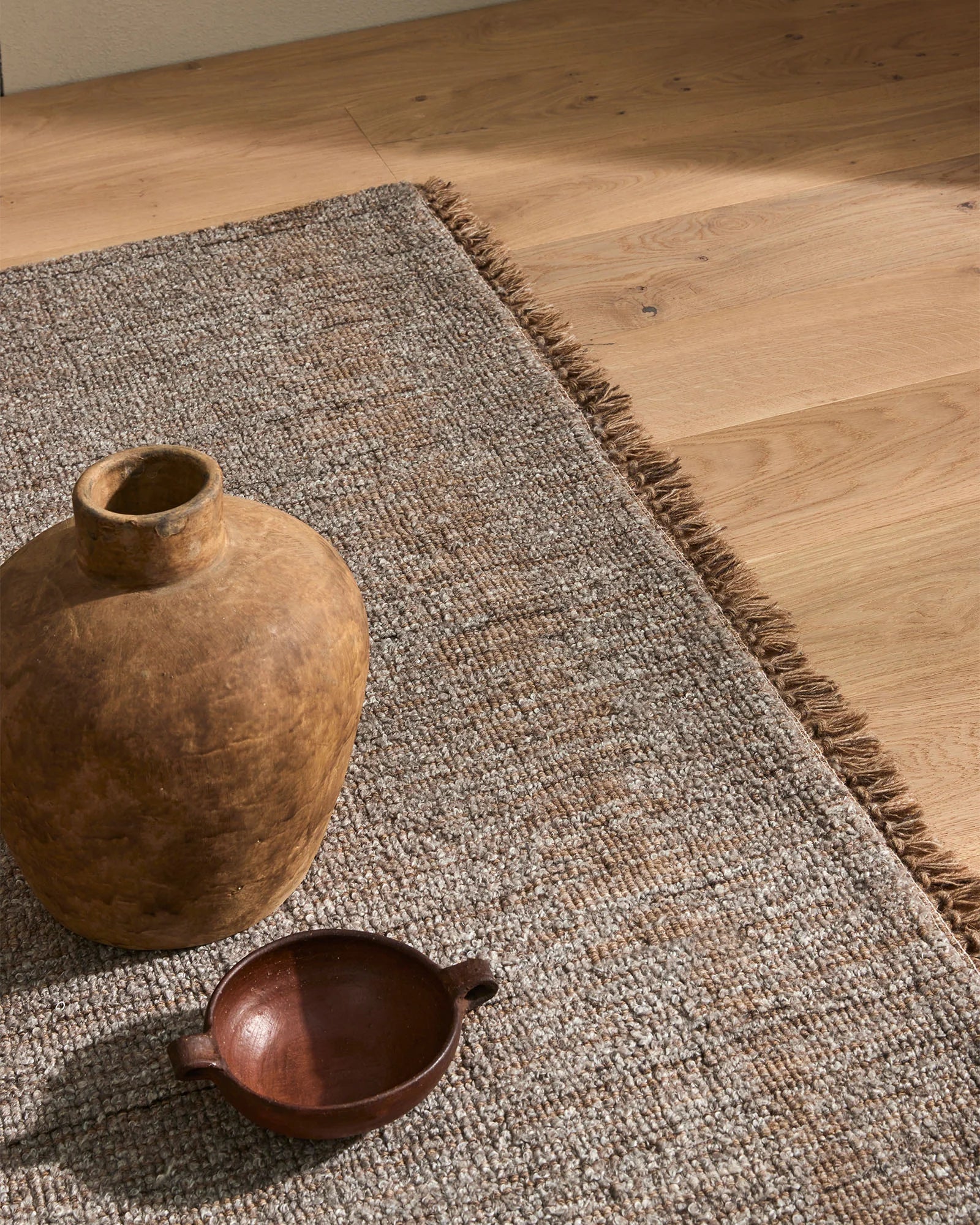 Weave Home Puglia Taupe Wool Area Rug