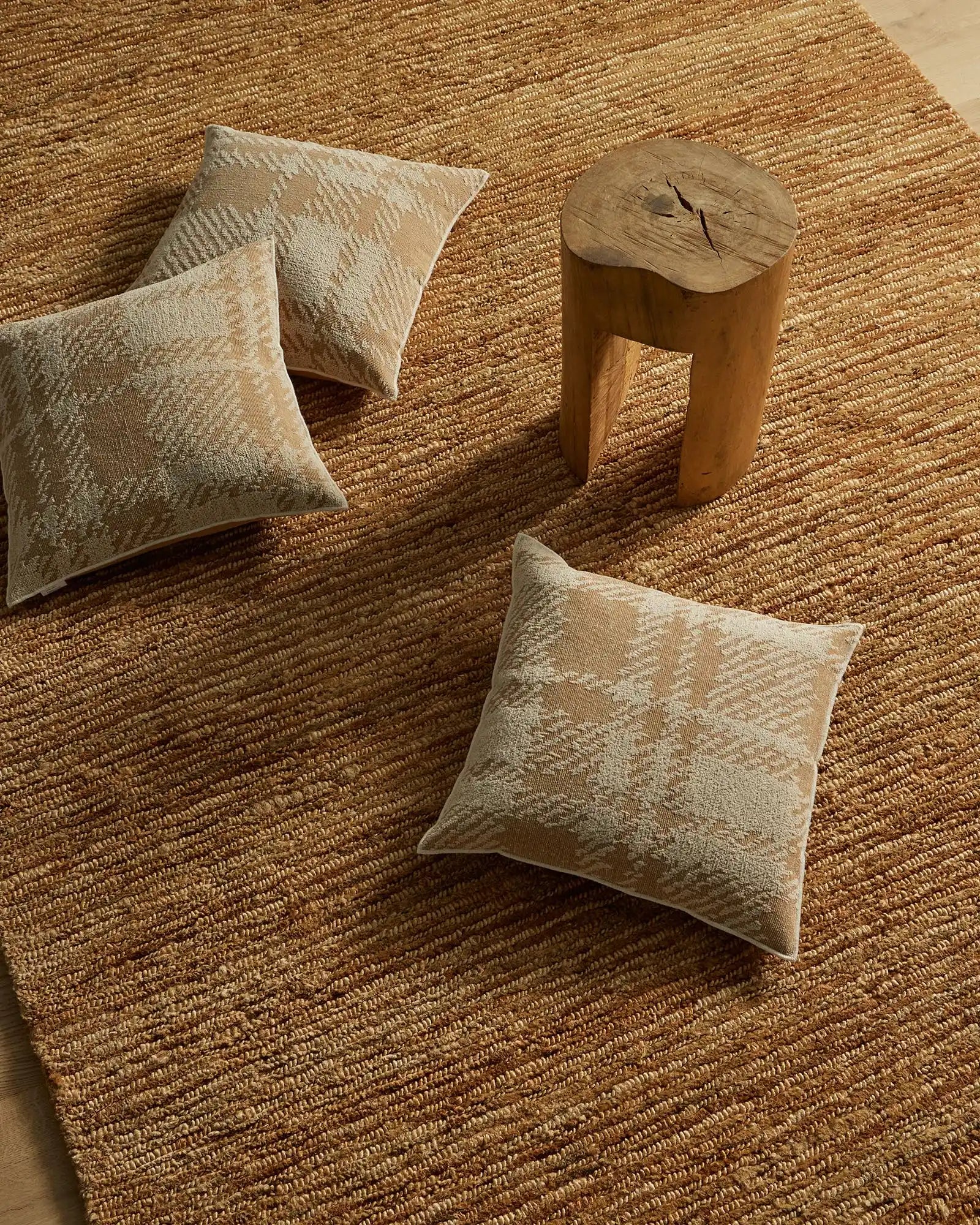 Weave Home Sienne Cotton Linen Cushion Desert