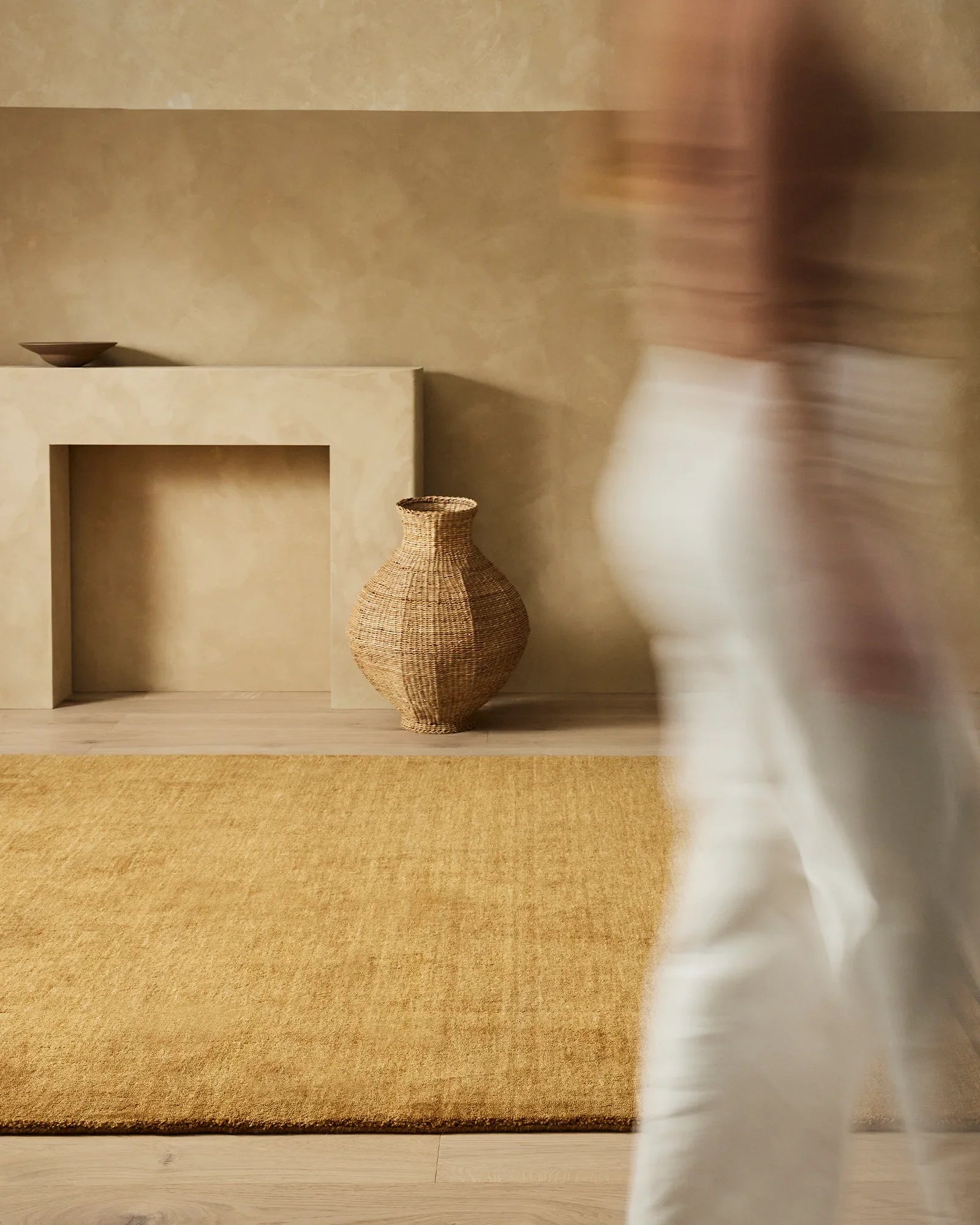 Weave Home Silvio Dijon Wool Area Rug