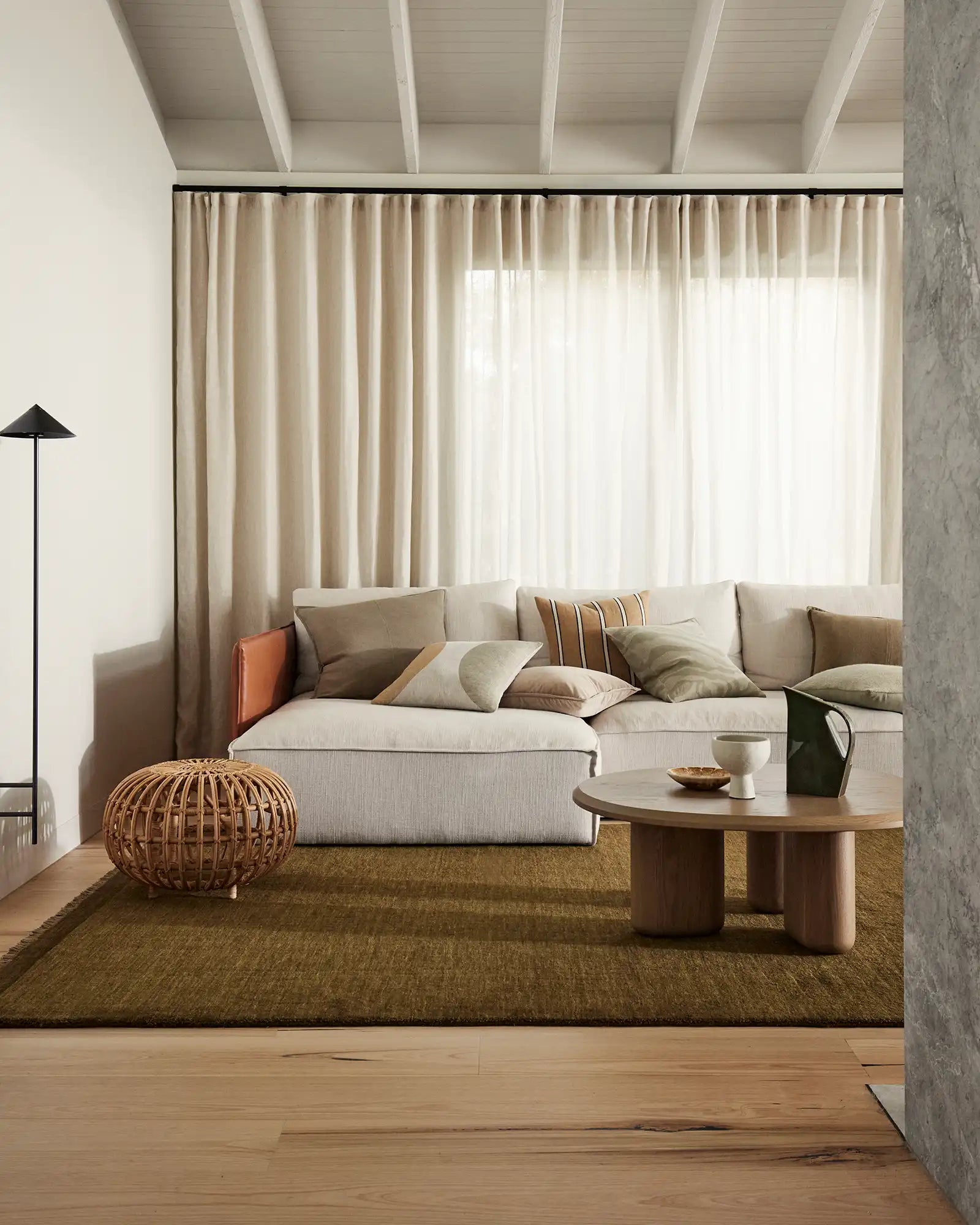 Weave Home Silvio Oakmoss Wool Area Rug