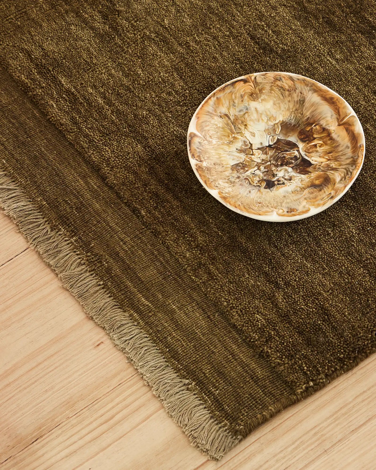 Weave Home Silvio Oakmoss Wool Area Rug