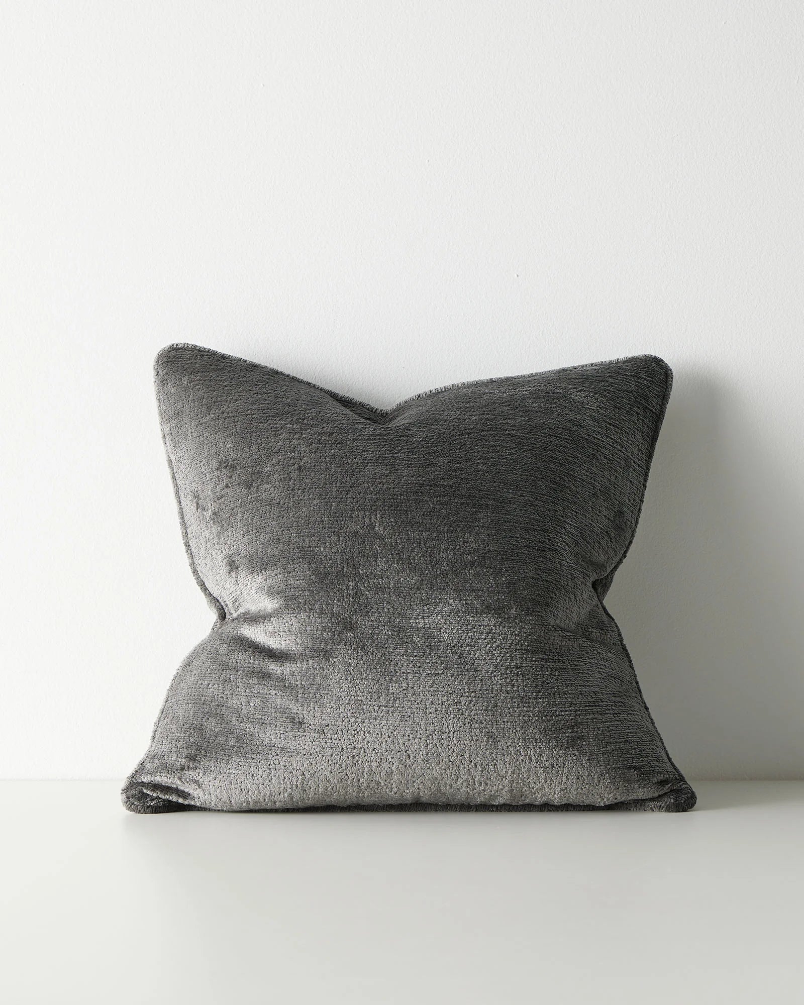 Weave Home Tempo Chenille Cushion Coal