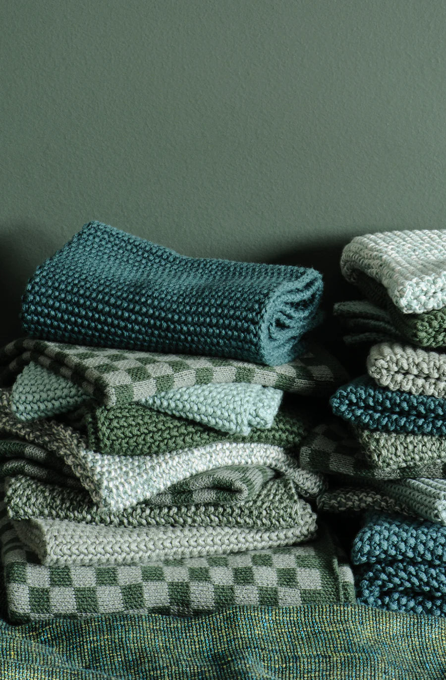 Bianca Lorenne Lavette Sage Washcloths - Set of Three