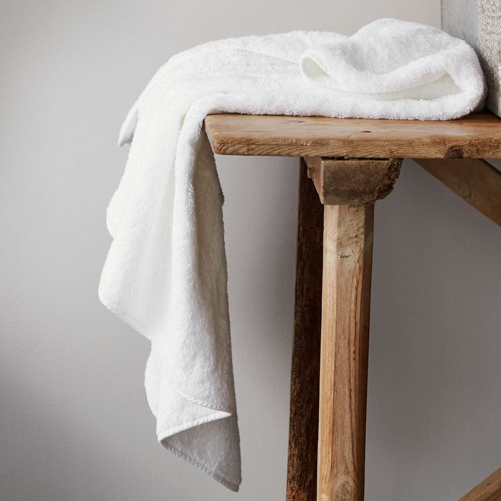 Super Pile Cotton Bath Sheet - White