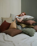 Weave Home Fiore Cushion Olive