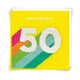 Stripe 50 Greetings Card