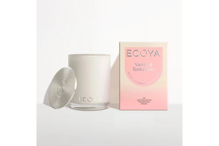 Ecoya Madison Jar Candle Vanilla & Tonka Bean 400G