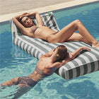 Sunnylife Luxe Lie-On Lounger - Seagrass Stripe