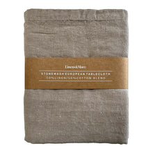 FORAGE TABLECLOTH - LINEN COTTON BLEND 150 X 260cm CHAMBRAY TAUPE