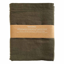 FORAGE TABLECLOTH - LINEN COTTON BLEND 150 X 200cm OLIVE