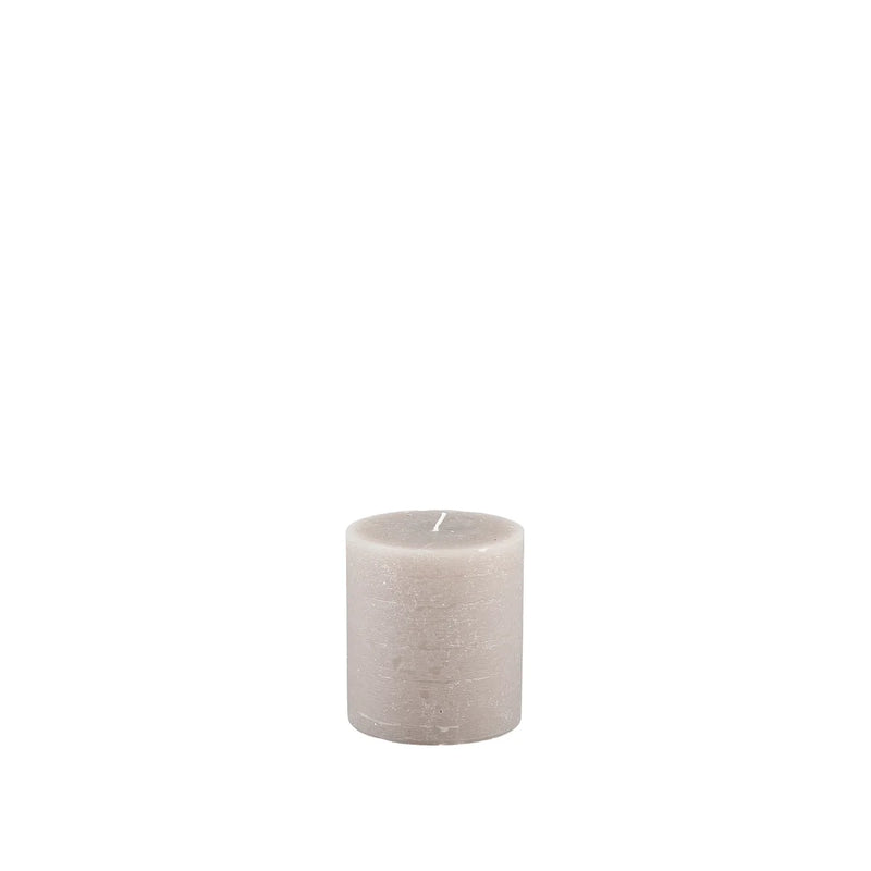 Broste Copenhagen  Candle Pillar 11cm - Linen