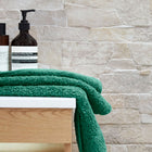 Super Pile Cotton Hand Towel - Emerald