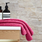 Super Pile Cotton Hand Towel - Fuschia