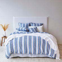Pure Linen Duvet Cover Set - Cambridge Stripe