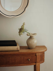 BROSTE Copenhagen Vase Florentina XS - Glossy Beige  - July