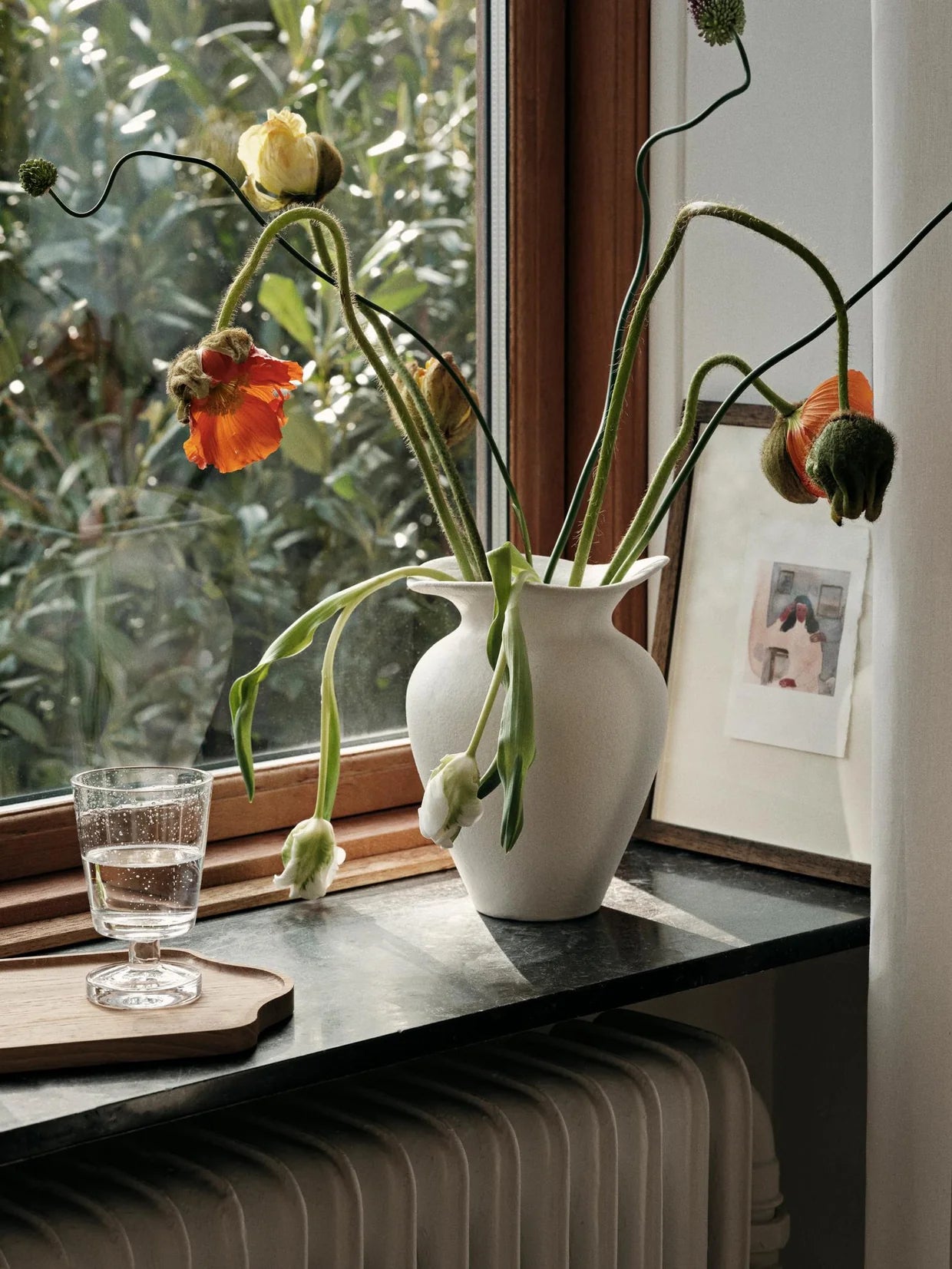 BROSTE Copenhagen Vase Florentina - Small - Off-White - July