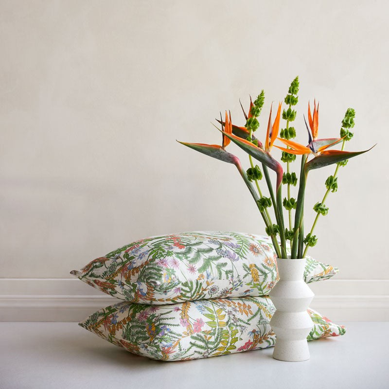 Pure Linen Printed Pillowcase - Bria