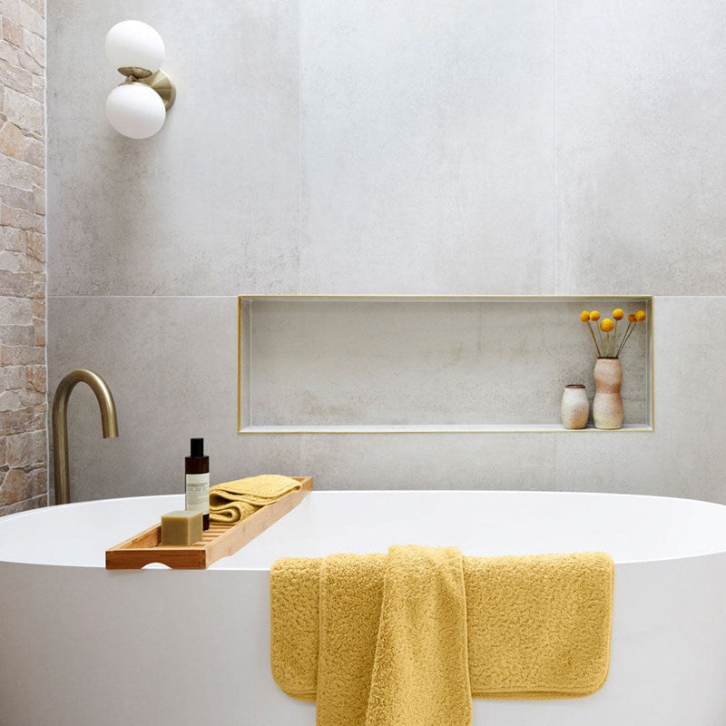 Super Pile Cotton Bathmat - Gold