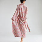 Cotton Printed Bathrobe Made With Liberty Fabric - Emma