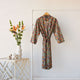 Cotton Printed Bathrobe Made With Liberty Fabric - Hairloom