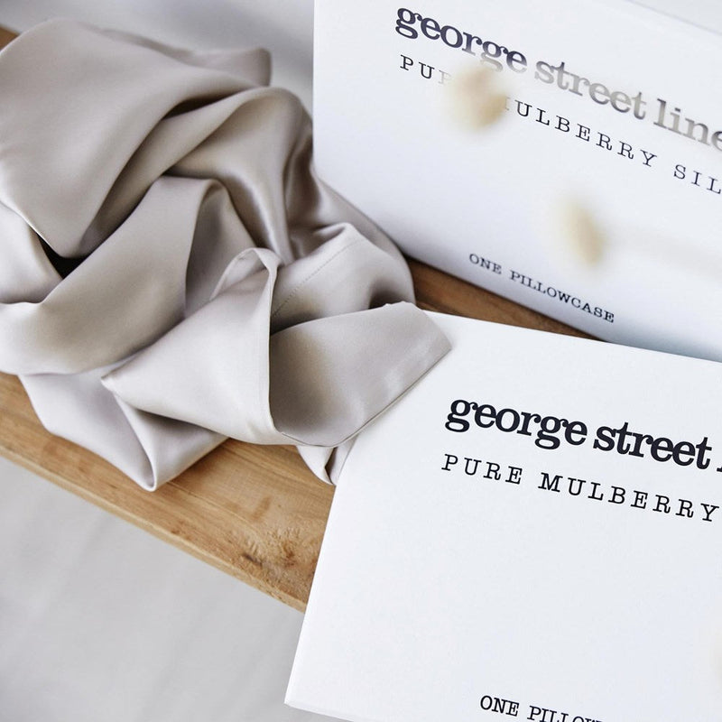 Mulberry Silk Pillowcase - Oyster