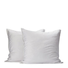 Soft Washed Cotton European Pillowcase - Frost